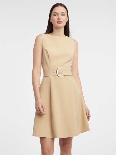 Orsay Beigefarbenes Damenkleid ORSAY