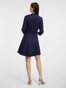 Orsay Dunkelblau gestreiftes Damen-Wickelkleid ORSAY