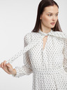 Orsay Cremefarbenes Damen-Polka-Dot-Kleid ORSAY