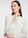 Orsay Cremefarbenes Damen-Polka-Dot-Kleid ORSAY