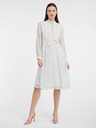 Orsay Cremefarbenes Damen-Polka-Dot-Kleid ORSAY