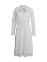 Orsay Cremefarbenes Damen-Polka-Dot-Kleid ORSAY