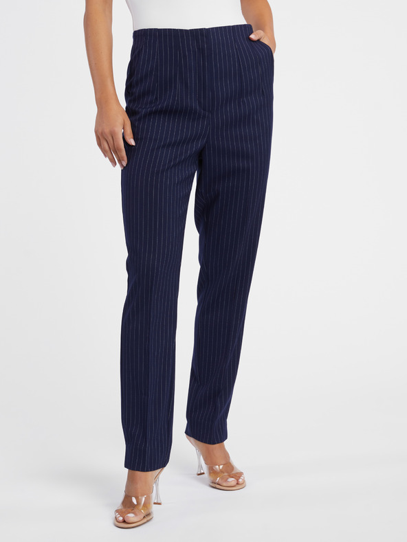Orsay Dunkelblau gestreifte Damenhose ORSAY