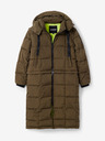Desigual Khaki Damen-Winter-Steppmantel/Weste Desigual Tetris