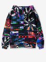 Desigual Schwarzer gemusterter Kapuzenpullover für Jungen Desigual Aryeh Mickey