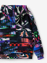 Desigual Schwarzer gemusterter Kapuzenpullover für Jungen Desigual Aryeh Mickey