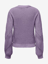 ONLY Violetter gemusterter Damenpullover ONLY Ella