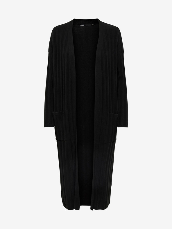 ONLY CARMAKOMA Schwarze Lange Damen Strickjacke ONLY CARMAKOMA Neu Tessa
