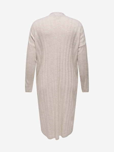 ONLY CARMAKOMA Beige Lange Damen Strickjacke ONLY CARMAKOMA Neu Tessa