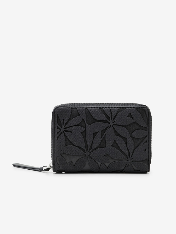 Desigual Schwarz Desigual Onyx Marisa Gemustertes Portemonnaie