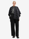 Desigual Schwarzer Desigual Damen Mini Atre Elbrus Winter Poncho