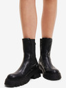 Desigual Schwarze Desigual Base Chelsea-Stiefel für Damen