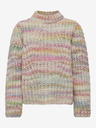 ONLY Rosa und beigefarbener Pullover mit Muster für Mädchen ONLY Carma