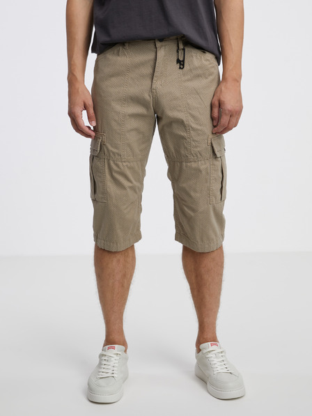 Tom Tailor Beigefarbene Herrenshorts mit Taschen Tom Tailor
