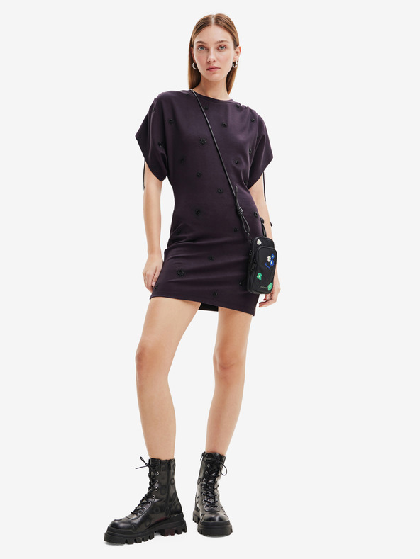 Desigual Schwarzes Desigual Tennessee Kleid für Damen