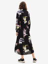 Desigual Schwarzes gemustertes Damen Hemdblusenkleid Desigual Percy