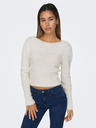 ONLY Cremefarbener ONLY Ella Pullover für Damen