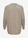 ONLY CARMAKOMA Beigefarbene Strickjacke ONLY CARMAKOMA Esly