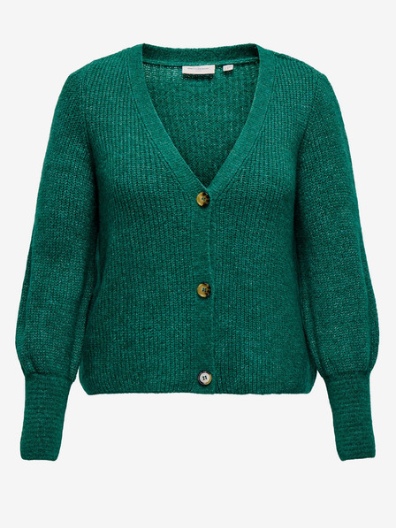 ONLY CARMAKOMA Grüne Damen-Strickjacke ONLY CARMAKOMA Clare