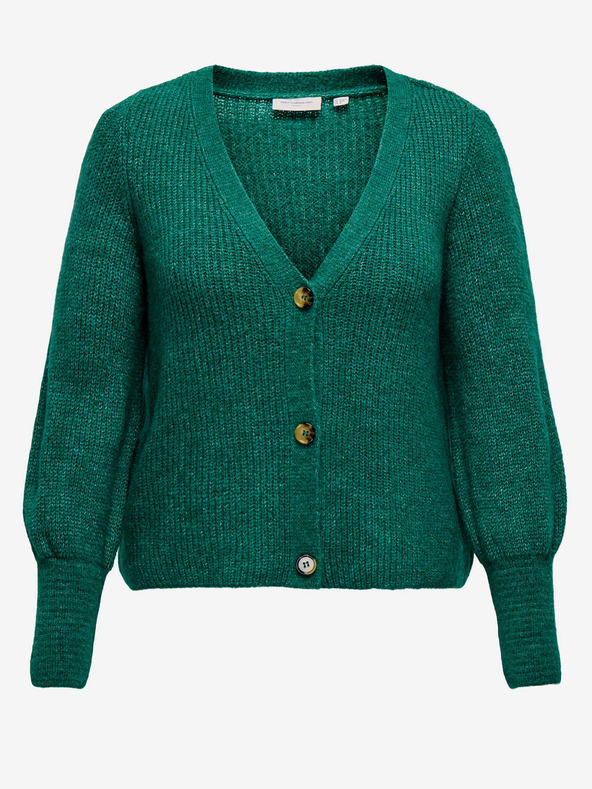 ONLY CARMAKOMA Grüne Damen-Strickjacke ONLY CARMAKOMA Clare