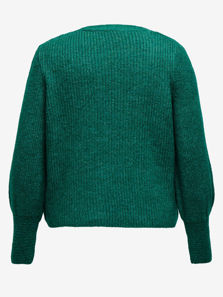 ONLY CARMAKOMA Grüne Damen-Strickjacke ONLY CARMAKOMA Clare