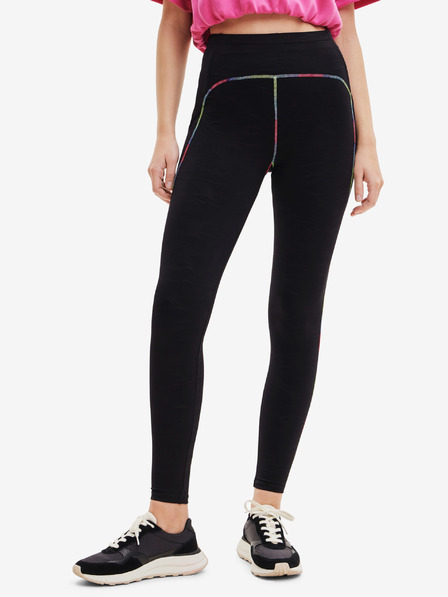 Desigual Schwarze Desigual Blaki Sport-Leggings für Damen