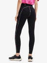 Desigual Schwarze Desigual Blaki Sport-Leggings für Damen