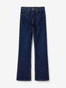 Desigual Dunkelblaue Damenjeans mit ausgestellter Passform Desigual Rem