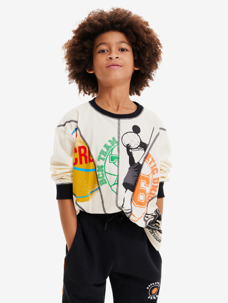 Desigual Desigual Roy Creme Jungen Langarm-T-Shirt