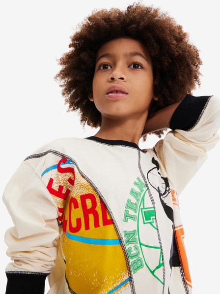 Desigual Desigual Roy Creme Jungen Langarm-T-Shirt