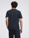 Tom Tailor Denim Dunkelblau gestreiftes Herren-T-Shirt Tom Tailor Denim