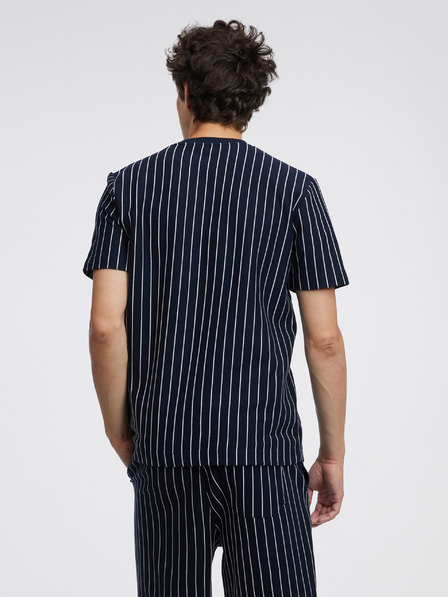 Tom Tailor Denim Dunkelblau gestreiftes Herren-T-Shirt Tom Tailor Denim