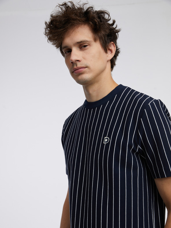 Tom Tailor Denim Dunkelblau gestreiftes Herren-T-Shirt Tom Tailor Denim