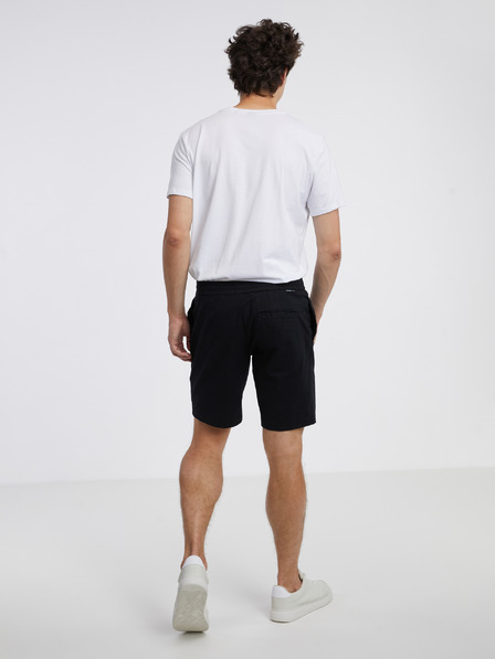 Tom Tailor Denim Schwarze Herrenshorts aus Leinen Tom Tailor Denim