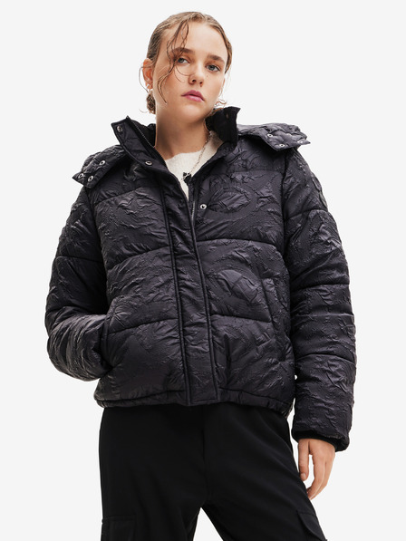 Desigual Schwarze Desigual Damen-Winter-Steppjacke Calgary