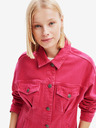 Desigual Dunkelrosa Desigual Damen Jeansjacke Morgon