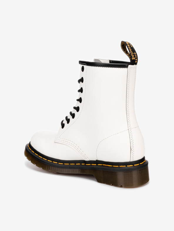 Dr. Martens Weiße Damen Lederstiefeletten Dr. Martens 1460