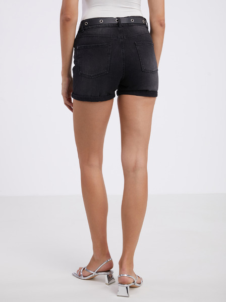 CAMAIEU Schwarz Damen Denim Shorts CAMAIEU