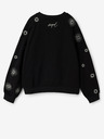 Desigual Schwarzes gemustertes Desigual Ivy Sweatshirt für Mädchen