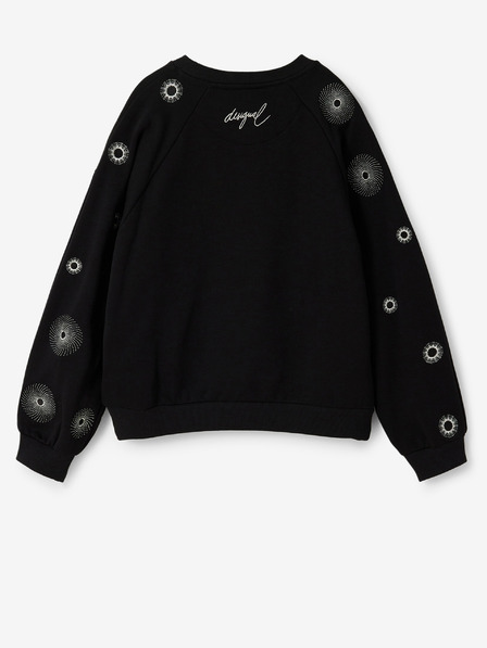 Desigual Schwarzes gemustertes Desigual Ivy Sweatshirt für Mädchen