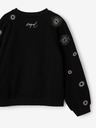 Desigual Schwarzes gemustertes Desigual Ivy Sweatshirt für Mädchen