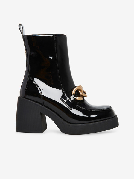 Steve Madden Schwarze Glitzerstiefel mit Absatz Steve Madden Blooms