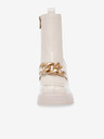 Steve Madden Cremefarbene Glitzer-Stiefeletten Steve Madden Blooms