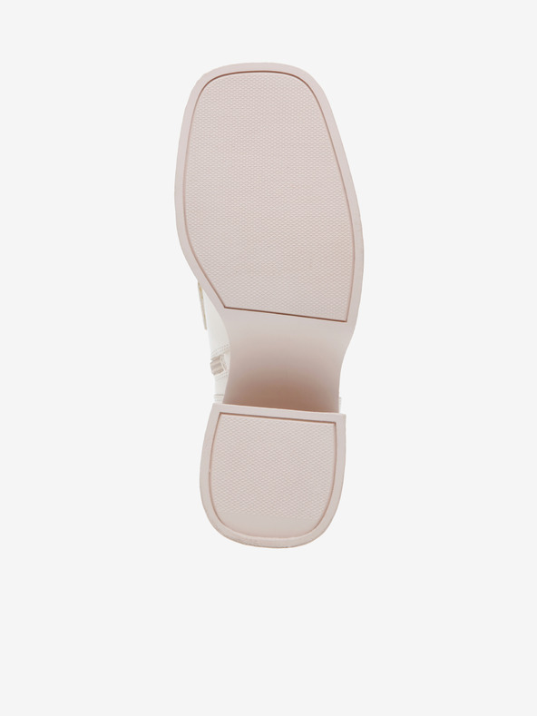 Steve Madden Cremefarbene Glitzer-Stiefeletten Steve Madden Blooms