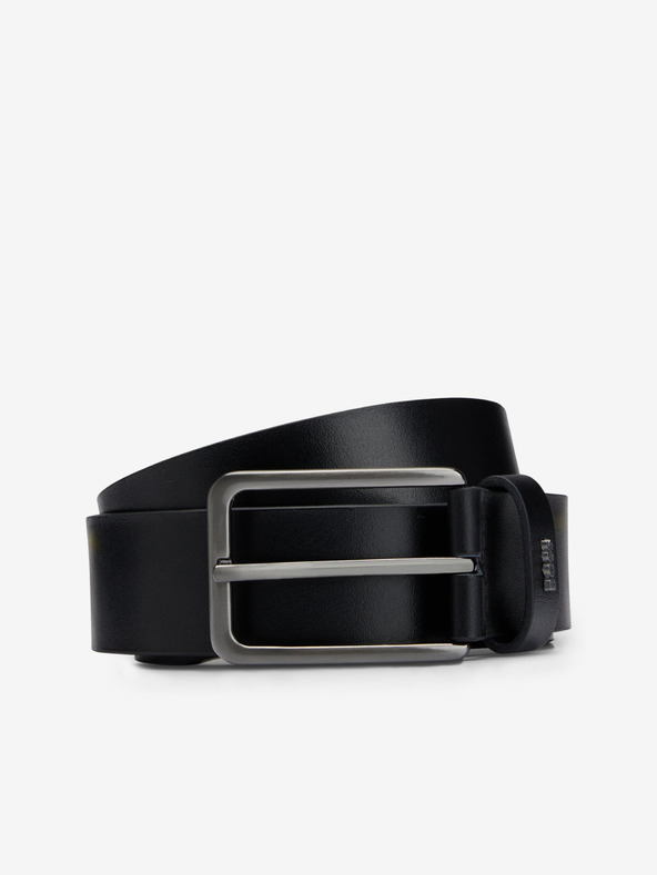 BOSS Schwarzer Herren Ledergürtel Hugo Boss Calis