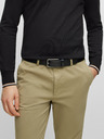 BOSS Schwarzer Herren Ledergürtel Hugo Boss Calis