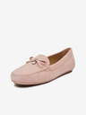Michael Kors Hellrosa Michael Kors Juliette Wildleder-Slipper für Damen