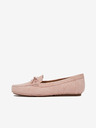 Michael Kors Hellrosa Michael Kors Juliette Wildleder-Slipper für Damen