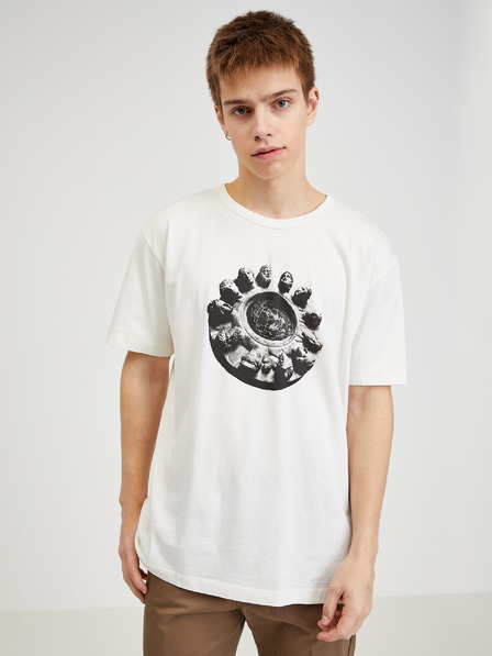 Diesel Weißes Herren-T-Shirt Diesel