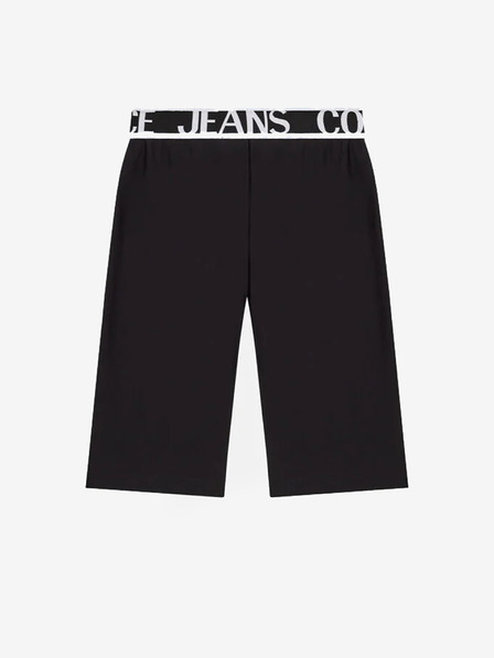 Versace Jeans Couture Schwarze kurze Damen-Leggings Versace Jeans Couture